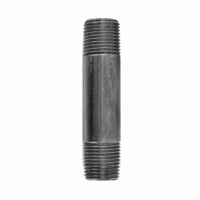 STZ Industries 3/8 in. MIP each X 3/8 in. D MIP Black Steel 3-1/2 in. L Nipple (Pack of 5)