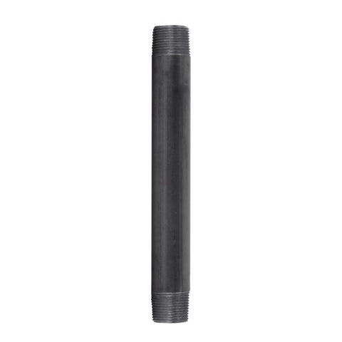 STZ Industries 2 in. MIP each X 2 in. D MIP Black Steel 10 in. L Nipple