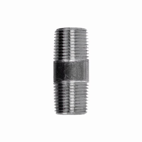 STZ Industries 1/8 in. MIP each X 1/8 in. D MIP Black Steel 2 in. L Nipple (Pack of 5)