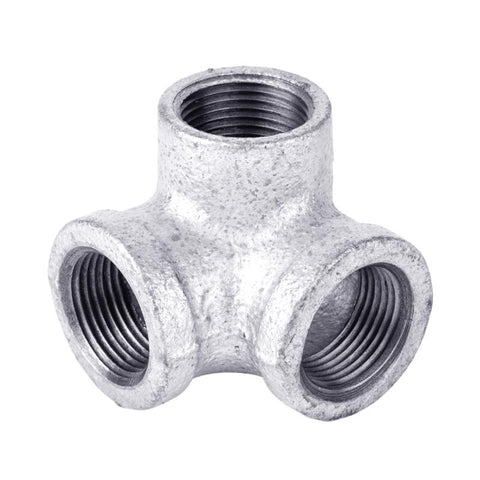 STZ Industries 1/2 in. FIP each X 1/2 in. D FIP 1/2 in. D FIP Galvanized Malleable Iron Side Out Elb