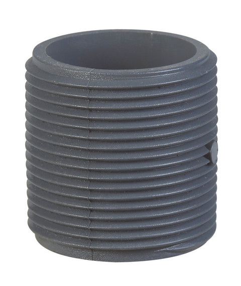 B&K Schedule 80 1-1/4 in. MIP X 1-1/4 in. D MIP PVC Close Nipple 1 pk