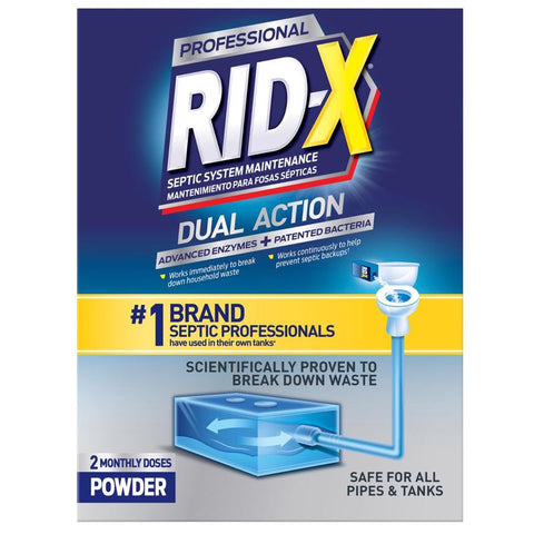 RID-X Powder Septic System Treatment 19.6 oz (Pack of 6)