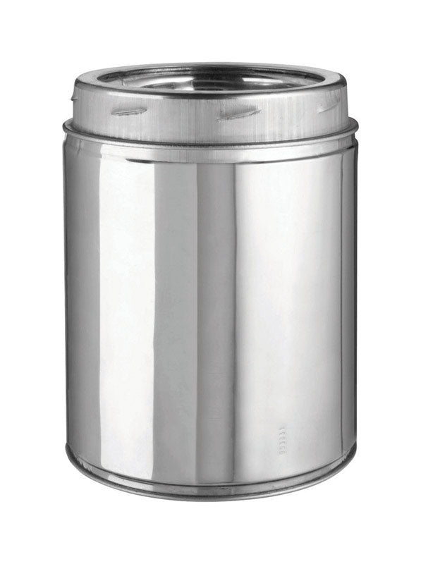 Selkirk 6 in. D X 9 in. L Stainless Steel Chimney Pipe (Pack of 2)
