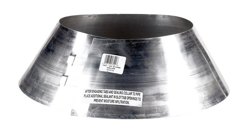 Selkirk 8 in. D 28 Ga. Stainless Steel Storm Collar (Pack of 4)