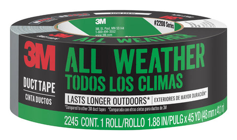 3M 2540 1.88 in. W X 40 yd L Dark Gray Duct Tape