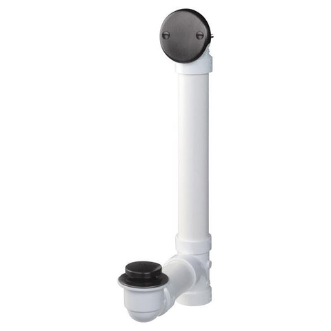 Keeney 1-1/2 in. D Oil Rubbed Bronze PVC Bath Drain