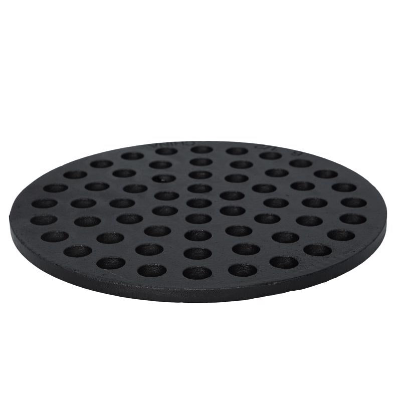 Sioux Chief 6-1/2 in. Matte Black Round Cast Iron Floor Drain Strainer