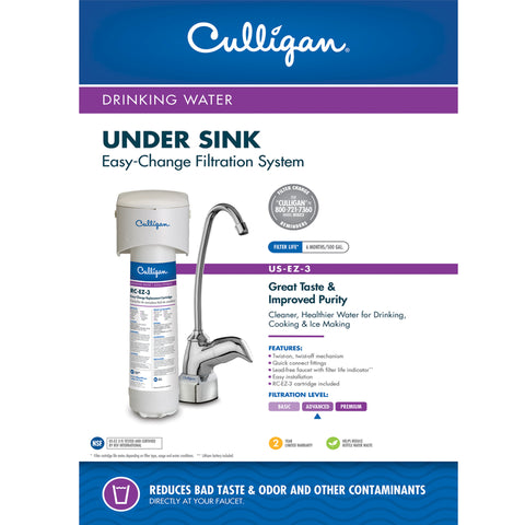 Culligan Under Sink Water Filtration System For Culligan