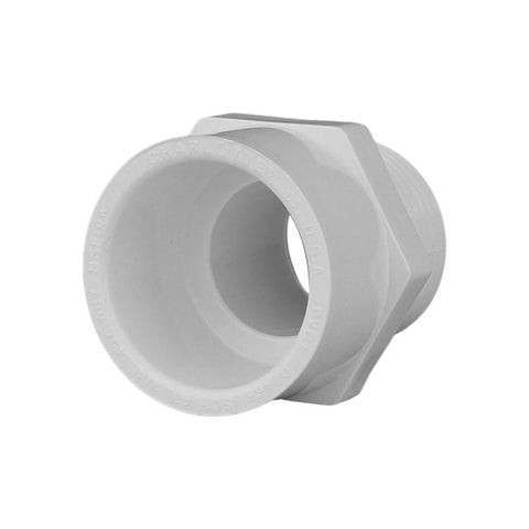 Charlotte Pipe Schedule 40 3/4 in. Slip X 3/4 in. D MPT PVC Pipe Adapter 1 pk (Pack of 25)