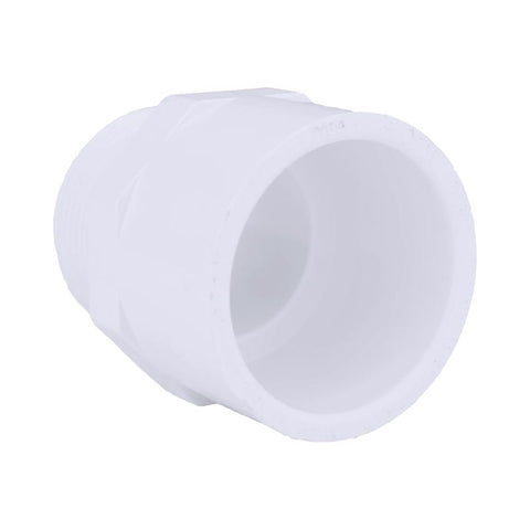 Charlotte Pipe Schedule 40 1-1/4 in. Slip X 1-1/4 in. D MPT PVC Pipe Adapter 1 pk (Pack of 25)