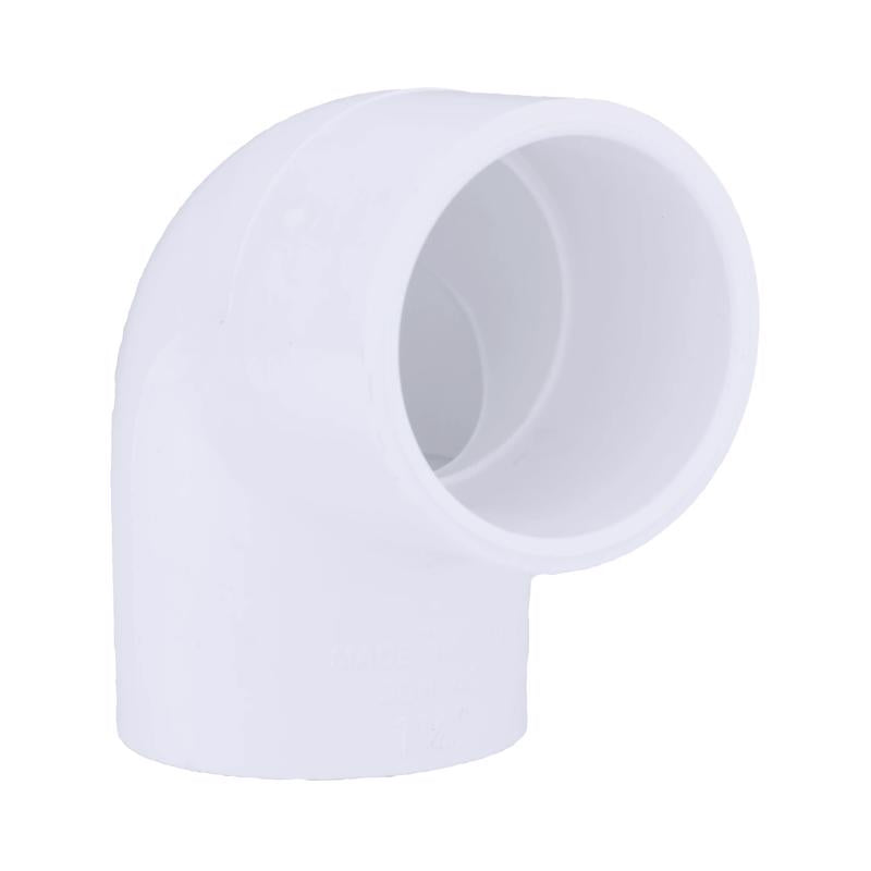 Charlotte Pipe Schedule 40 1-1/4 in. Slip X 1-1/4 in. D Slip PVC Elbow 1 pk (Pack of 25)