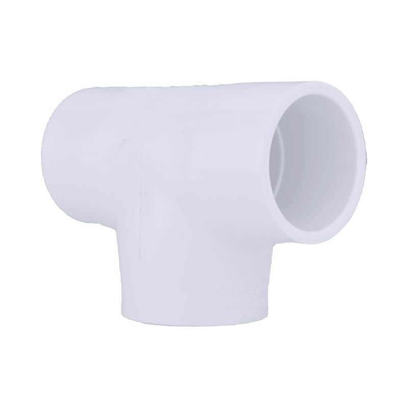 Charlotte Pipe Schedule 40 1-1/4 in. Slip X 1-1/4 in. D Slip PVC Tee 1 pk (Pack of 25)