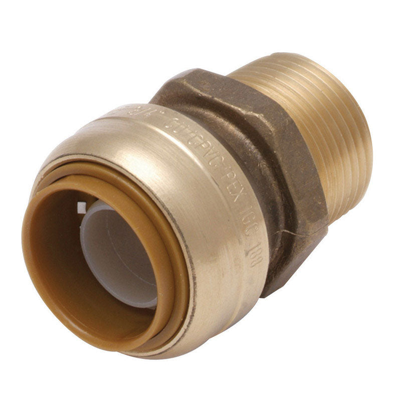 SharkBite Push to Connect 1 in. PTC each X 1 in. D MPT Brass Connector