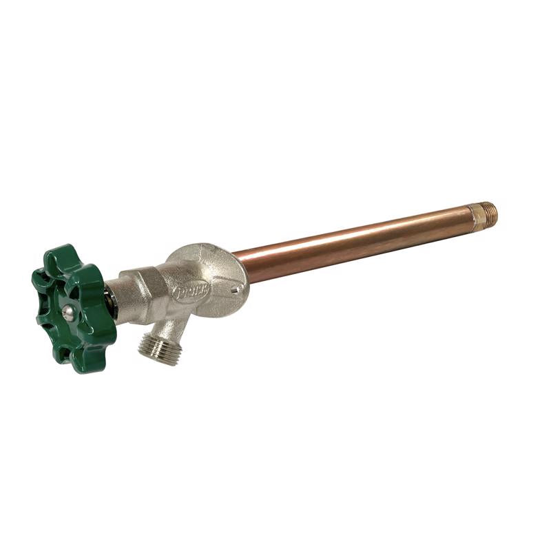 Prier C-134 Series 1/2 in. MPT X 1/2 in. Sweat Brass Freezeless Wall Hydrant