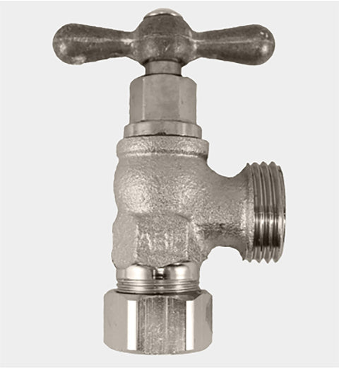Arrowhead 1/2 in. Copper Compression X 3/4 in. MHT Brass Washing Machine Valve