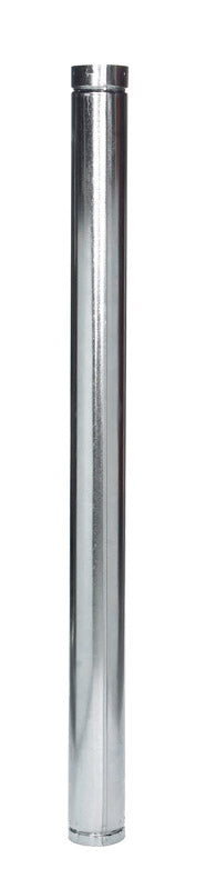 Selkirk 4 in. D X 60 in. L Aluminum Round Gas Vent Pipe (Pack of 2)