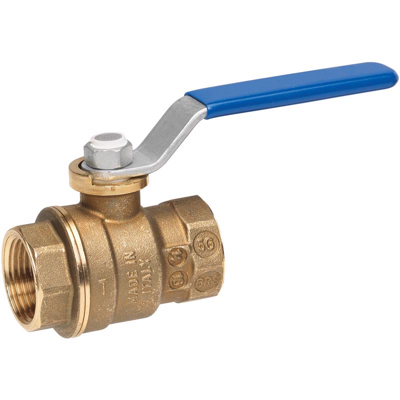 Homewerks 3/8 in. Brass FIP Ball Valve Full Port Quarter-Turn Lever For Water/Oil/Gas