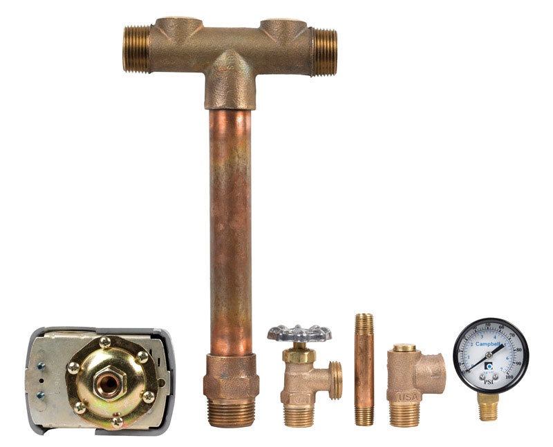 Campbell Red Brass 1 in. Tank Fitting