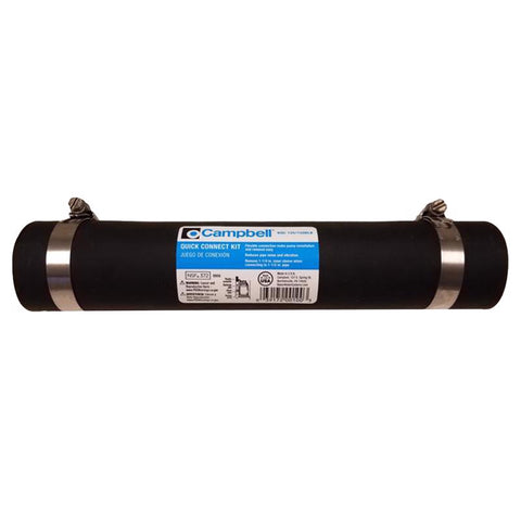 Campbell 1-1/4 in. D X 1-1/2 in. D Rubber Straight Boot Sump Pump Sleeve