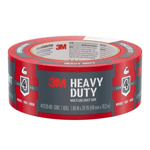 3M Scotch 1.88 in. W X 20 yd L Red Solid Duct Tape