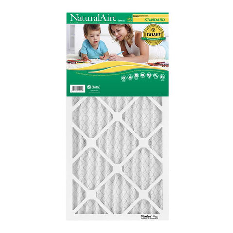 NaturalAire 16 in. W X 32 in. H X 1 in. Synthetic 8 MERV Pleated Air Filter 1 pk (Pack of 12)