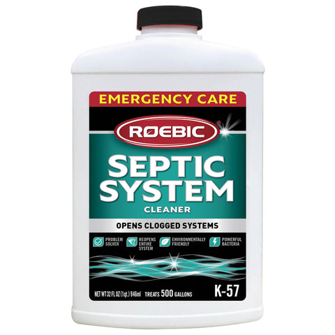 Roebic Liquid Septic System Cleaner 32 oz oz (Pack of 4)