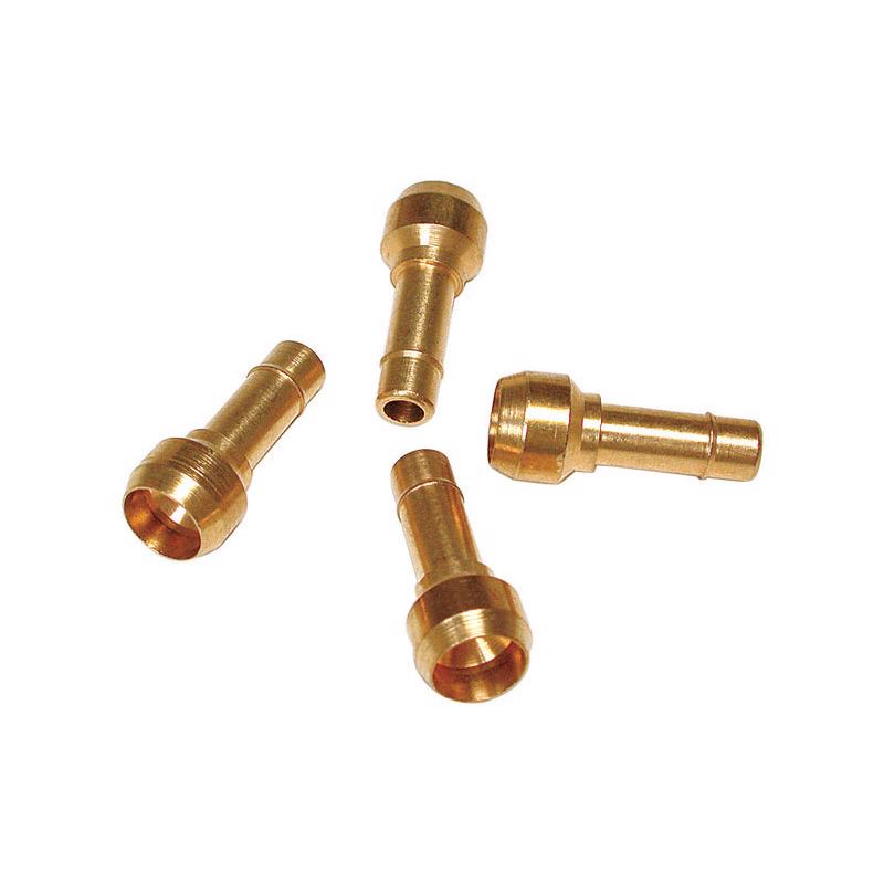 Dial 1/4 in. H Silver Brass Barbed Adapter (Pack of 10)