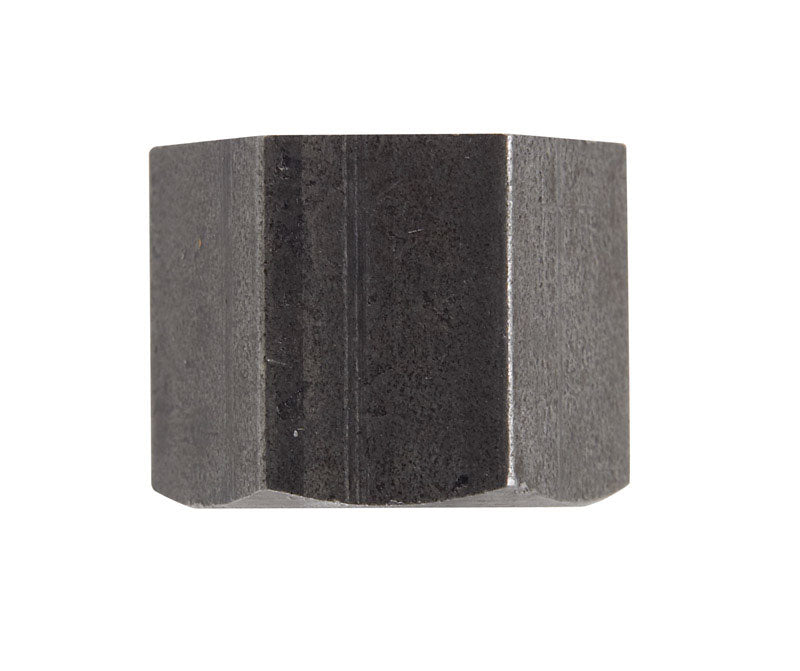 Billco Corporation 3/8 in. FPT Black Galvanized 0.740 in. L Cap (Pack of 5)