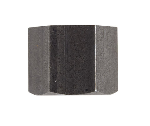 Billco Corporation 3/8 in. FPT Black Galvanized 0.740 in. L Cap (Pack of 5)