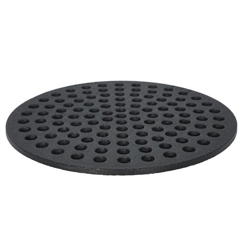 Sioux Chief 8-7/8 in. Matte Black Round Cast Iron Floor Drain Strainer