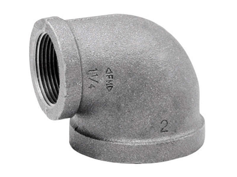 Anvil 1 in. FPT X 1/2 in. D FPT Galvanized Malleable Iron Elbow