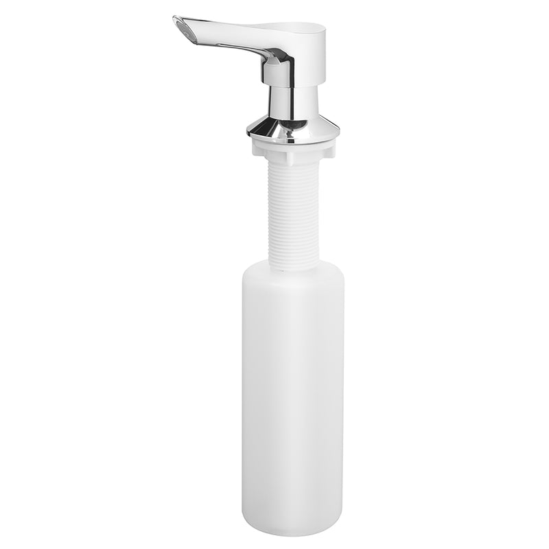 Oakbrook Collection Chrome Silver Plastic Lotion/Soap Dispenser