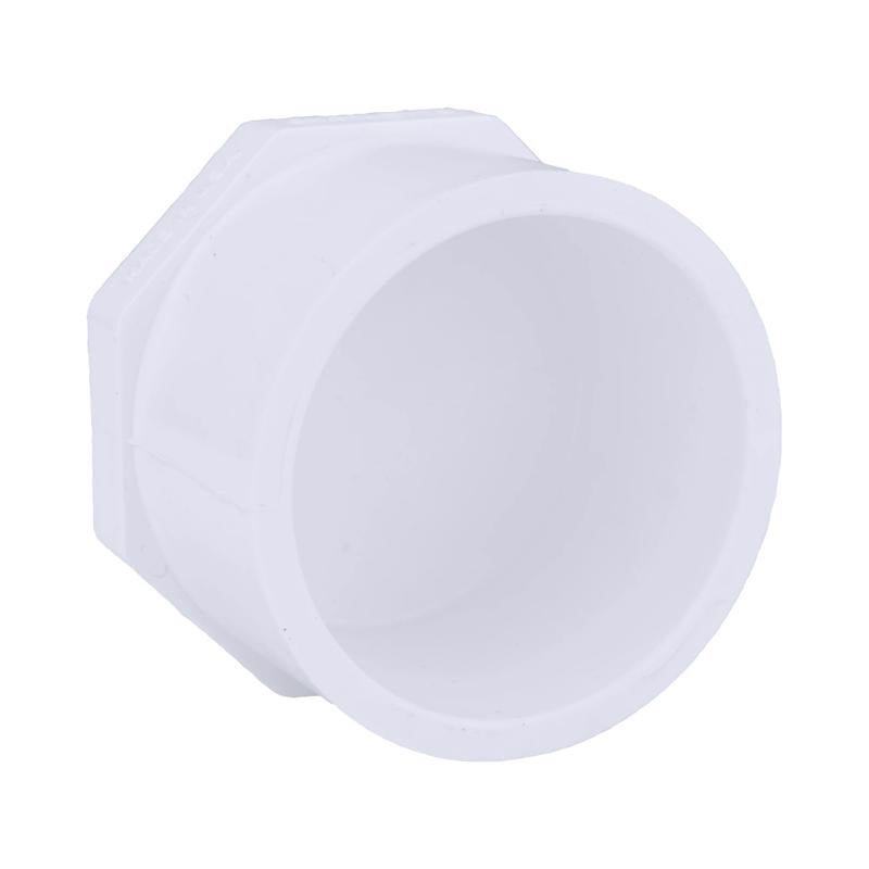 Charlotte Pipe Schedule 40 3/4 in. Spigot X 3/4 in. D Slip PVC Plug 1 pk (Pack of 50)