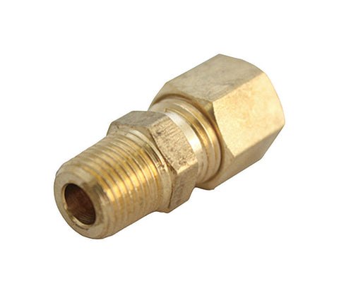 JMF Company 1/8 in. Compression X 1/8 in. D Brass Connector (Pack of 5)