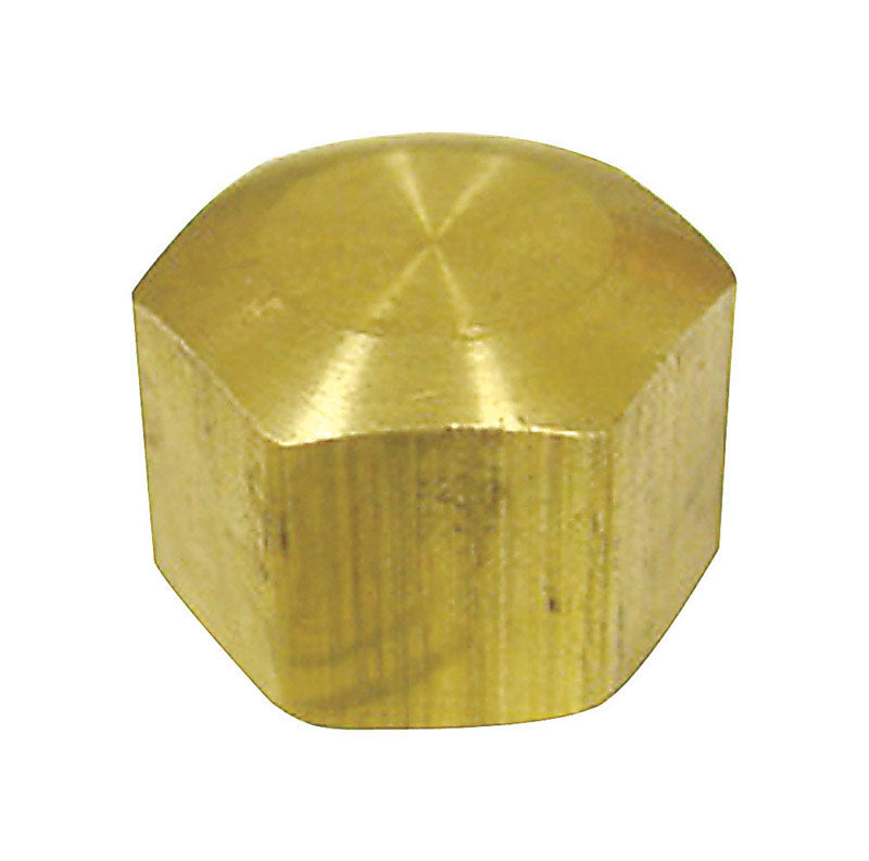 JMF Company 5/16 in. Compression Brass Cap (Pack of 5)