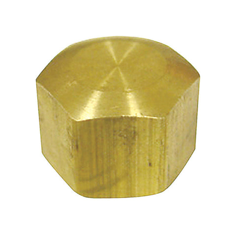 JMF Company 5/16 in. Compression Brass Cap (Pack of 5)