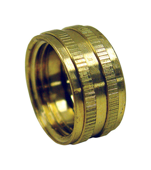 JMF Company Icemaker Faucet Nut 3/4 in. Brass (Pack of 10)