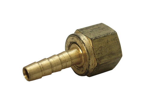 JMF Company Brass 3/8 in. D X 3/8 in. D Adapter 1 pk (Pack of 5)