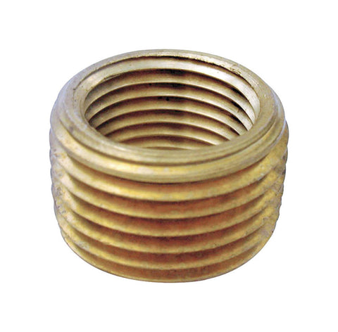 JMF Company 3/8 in. MPT X 1/4 in. D FPT Brass Pipe Face Bushing (Pack of 5)