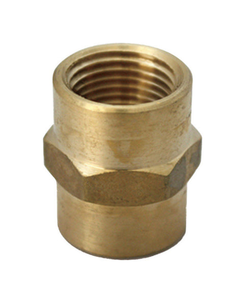 JMF Company 1/2 in. FPT X 1/8 in. D FPT Brass Reducing Coupling (Pack of 5)