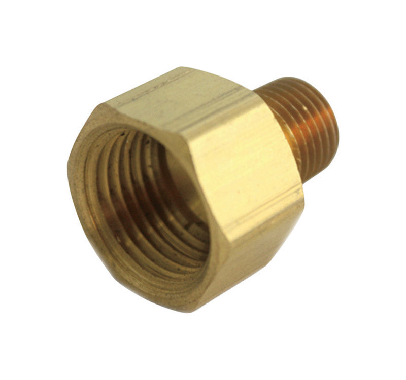 JMF Company 1/4 in. FPT X 1/4 in. D FPT Brass Reducing Coupling (Pack of 5)