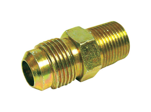 JMF Company 5/16 in. Flare X 3/8 in. D MPT Brass Connector (Pack of 5)