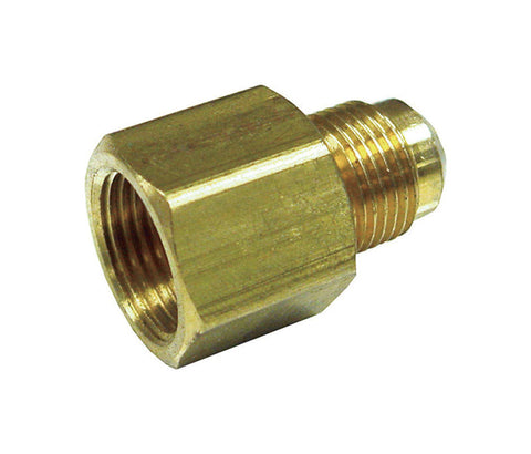 JMF Company 1/2 in. Female Flare X 5/8 in. D Male Flare Brass Reducing Adapter (Pack of 5)