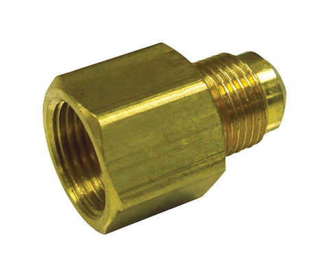 JMF Company 5/8 in. Female Flare X 1/2 in. D Male Flare Brass Reducing Adapter (Pack of 5)