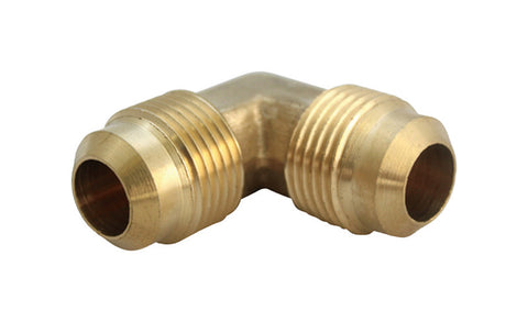 JMF Company 1/4 in. Flare X 1/4 in. D Flare Brass 90 Degree Elbow (Pack of 10)