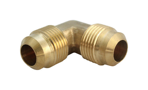 JMF Company 5/16 in. Flare X 5/16 in. D Flare Brass 90 Degree Elbow (Pack of 10)