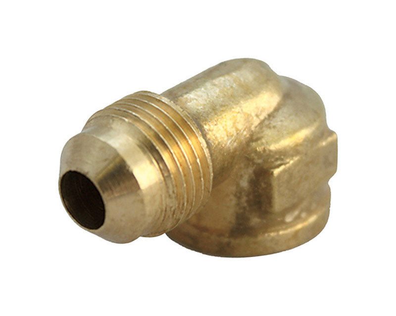 JMF Company 1/4 in. Flare X 1/8 in. D FPT Brass 90 Degree Elbow (Pack of 5)