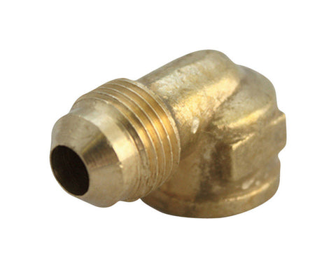 JMF Company 1/2 in. Flare X 3/4 in. D FPT Brass 90 Degree Elbow (Pack of 5)