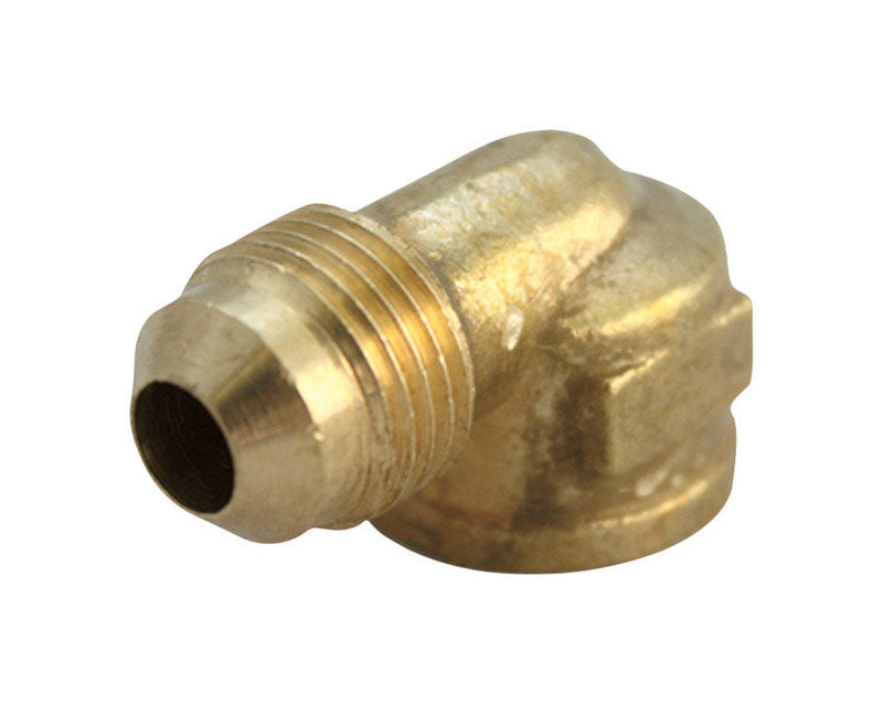 JMF Company 5/8 in. Flare X 1/2 in. D FPT Brass 90 Degree Elbow (Pack of 5)