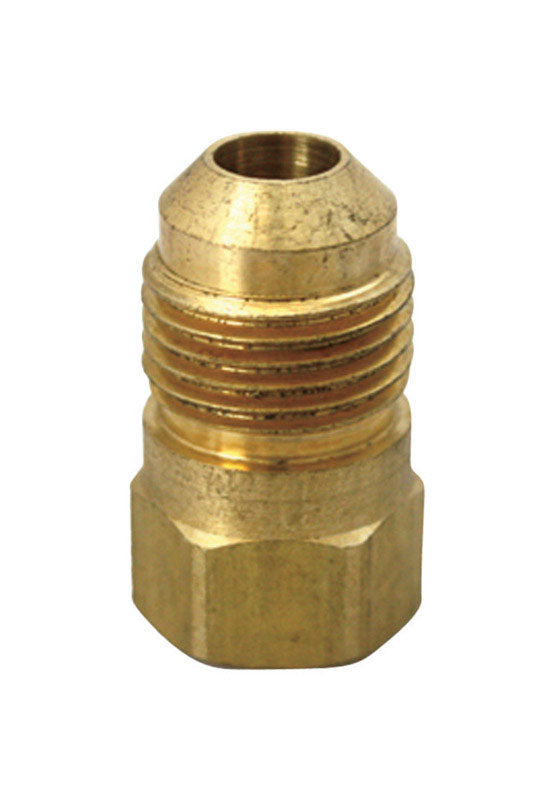 JMF Company 3/8 in. Flare X 1/2 in. D FIP Brass Adapter (Pack of 5)